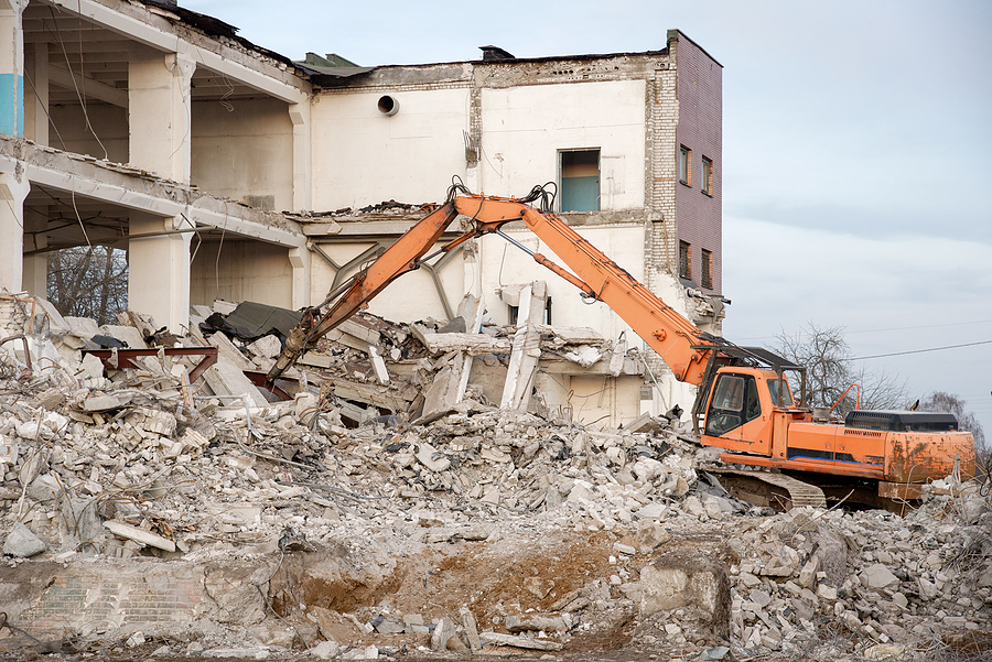 demolition of the building